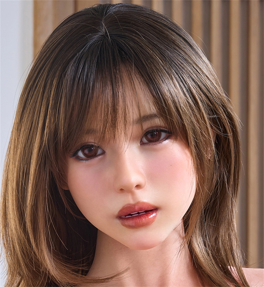 Irontech Silicone sex doll Head#R11, ROS Max Mouth, Natural Skin