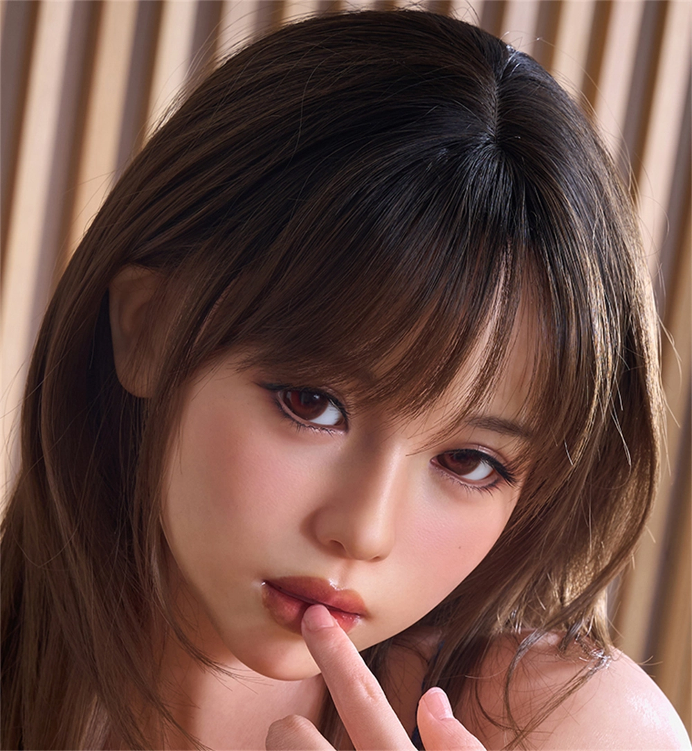 Irontech Silicone sex doll Head#R11, ROS Max Mouth, Natural Skin