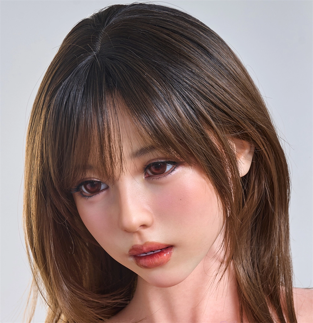 Irontech Silicone sex doll Head#R11, ROS Max Mouth, Natural Skin