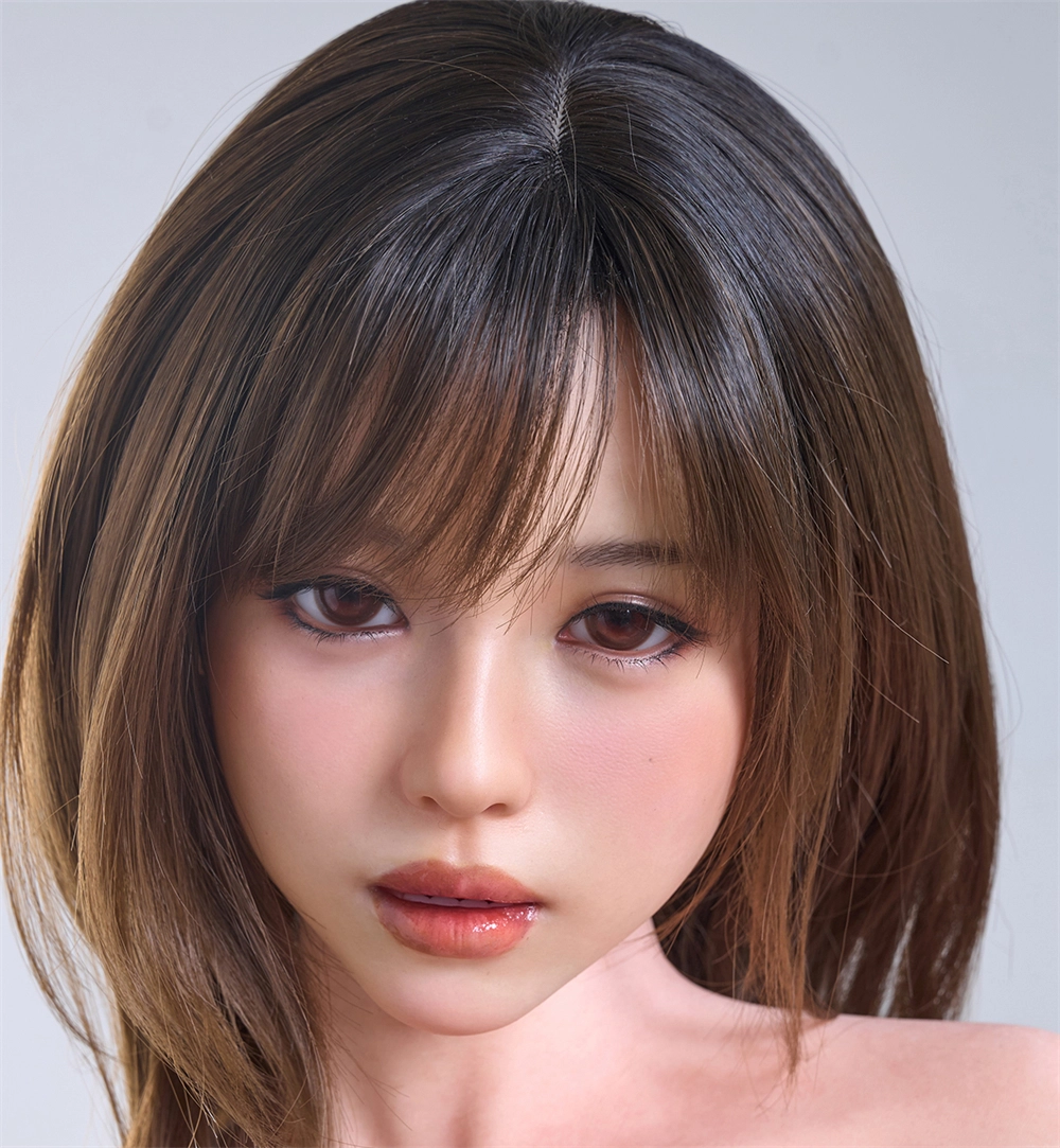 Irontech Silicone sex doll Head#R11, ROS Max Mouth, Natural Skin