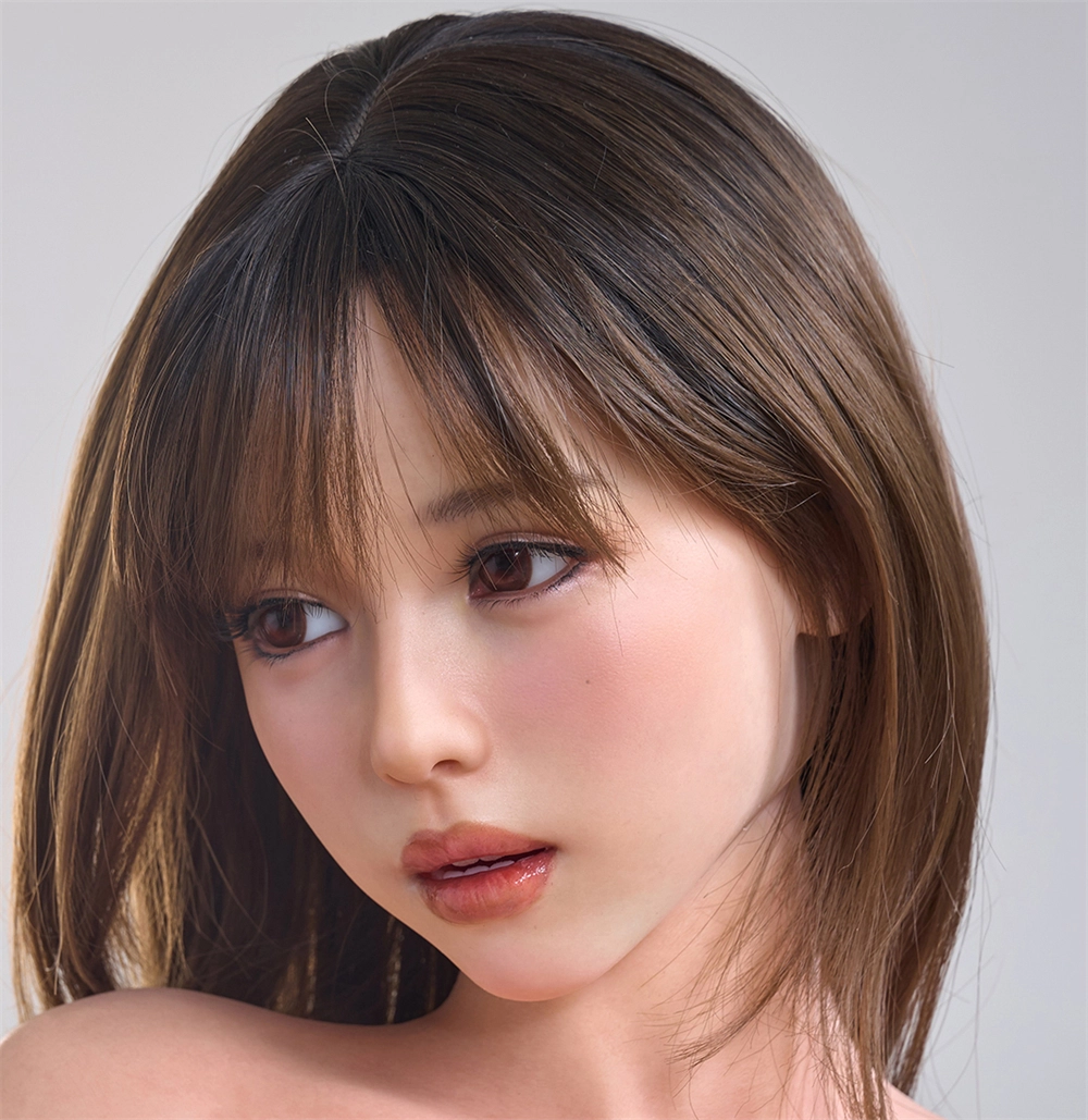 Irontech Silicone sex doll Head#R11, ROS Max Mouth, Natural Skin