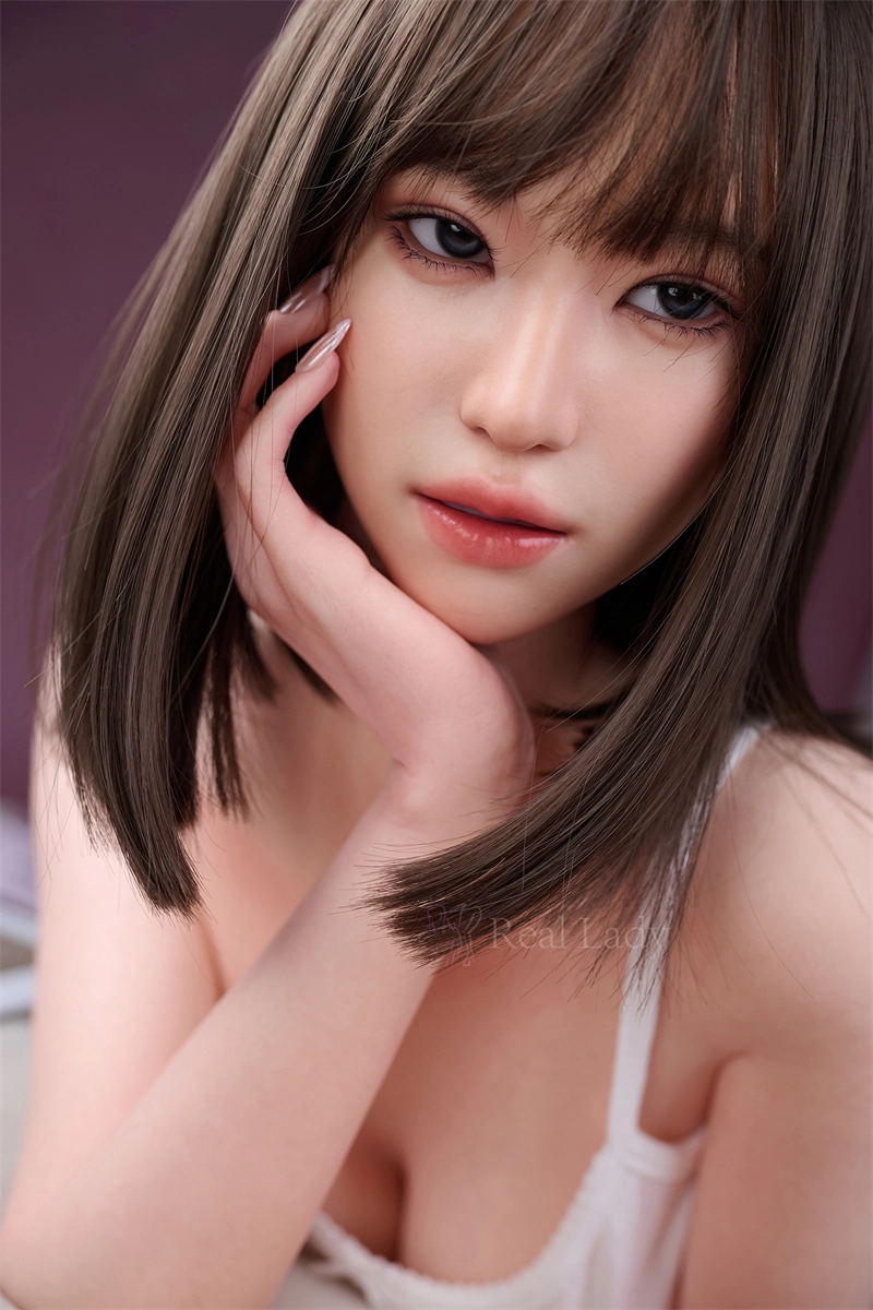 Real Lady 150cm (4ft11) Silicone Sex Doll Viki, ROS Max Head R10, Natural Skin