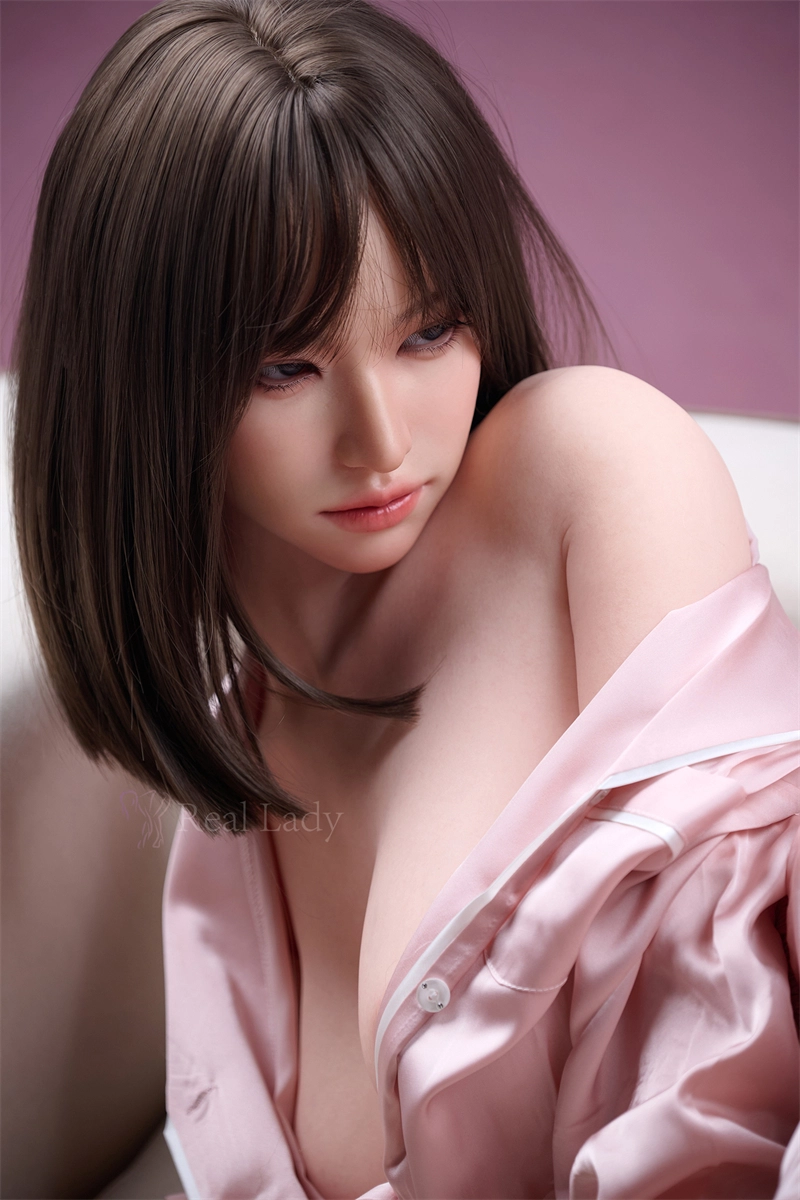 Real Lady 150cm (4ft11) Silicone Sex Doll Viki, ROS Max Head R10, Natural Skin