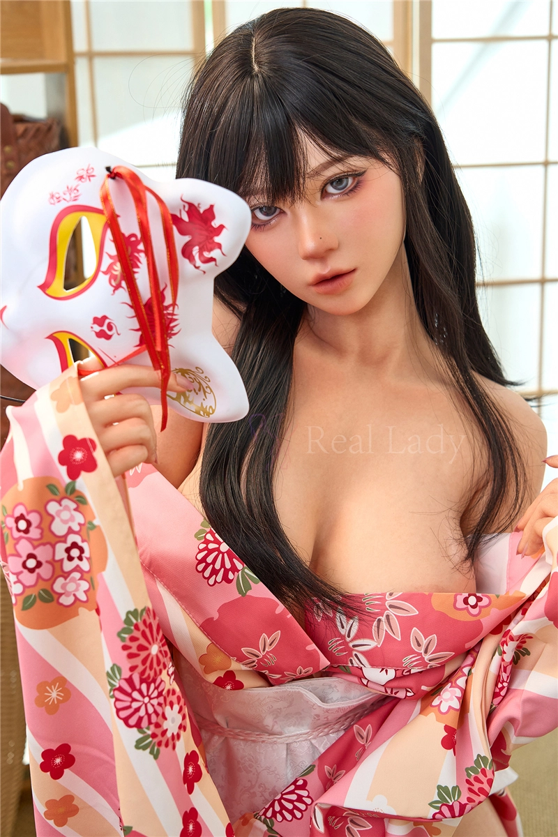 Real Lady 150cm (4ft1) Silicone Sex Doll Kagura, ROS Head, Head T6
