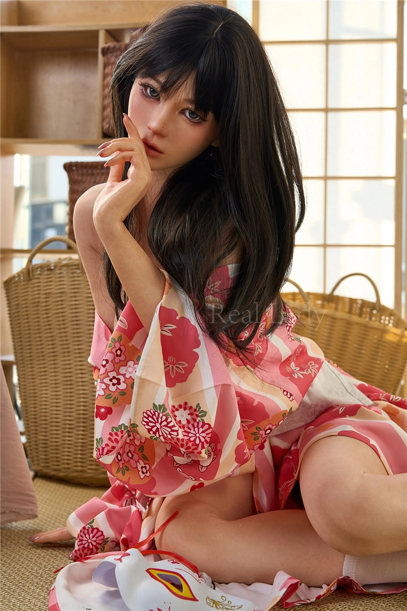 Real Lady 150cm (4ft1) Silicone Sex Doll Kagura, ROS Head, Head T6