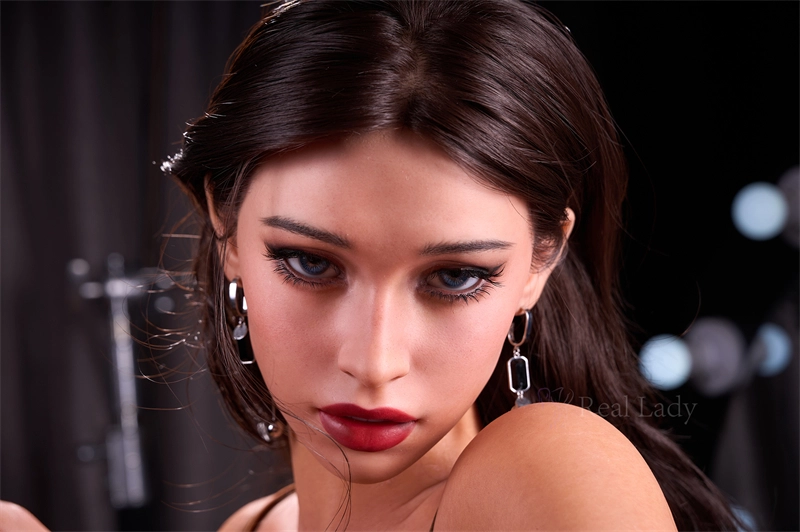 Real Lady 159cm (5ft2) Silicone Sex Doll Hailey, ROS Max Head R12 Honey Bronze