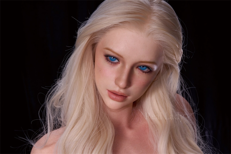 Real Lady 159cm (5ft2) ELF Ear Silicone Sex Doll, ROS Max Head R8 Natural Skin