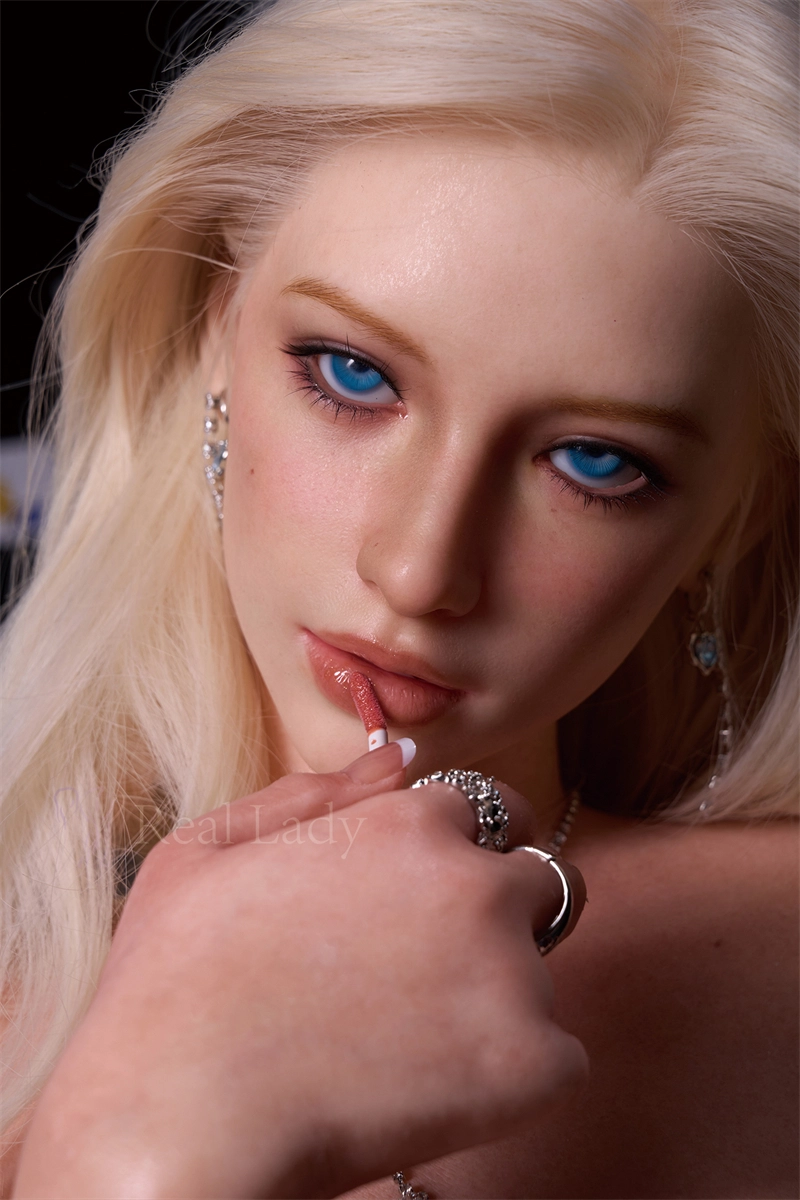 Real Lady 159cm (5ft2) ELF Ear Silicone Sex Doll, ROS Max Head R8 Natural Skin