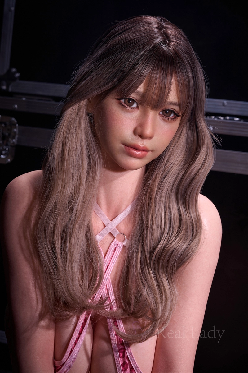 Real Lady 159cm (5ft2) Nightclub Boss Silicone Sex Doll Alodia, ROS Max Head R9 Natural Skin