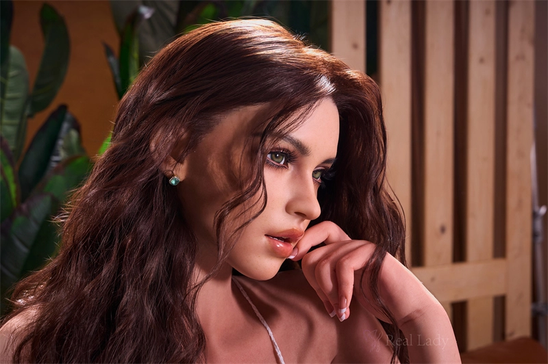 Real Lady 159cm (5ft2) Fleeting Temptation Sex Doll, R12 Hailey, Silky Cream, ROS Mouth