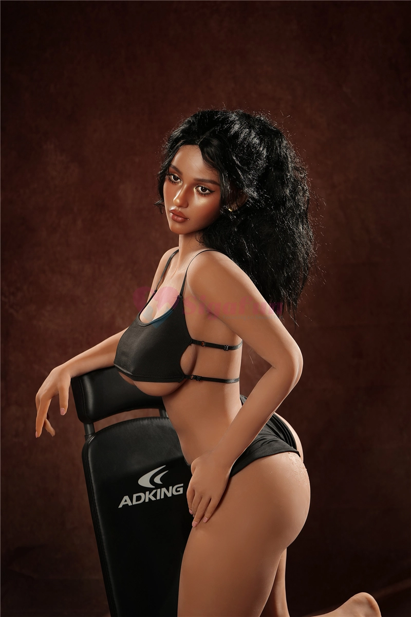 Sigafun 159cm (5ft2) Hybrid Sex Doll, Head SG2 Cecily, Dark Tanned Skin, USA Stock