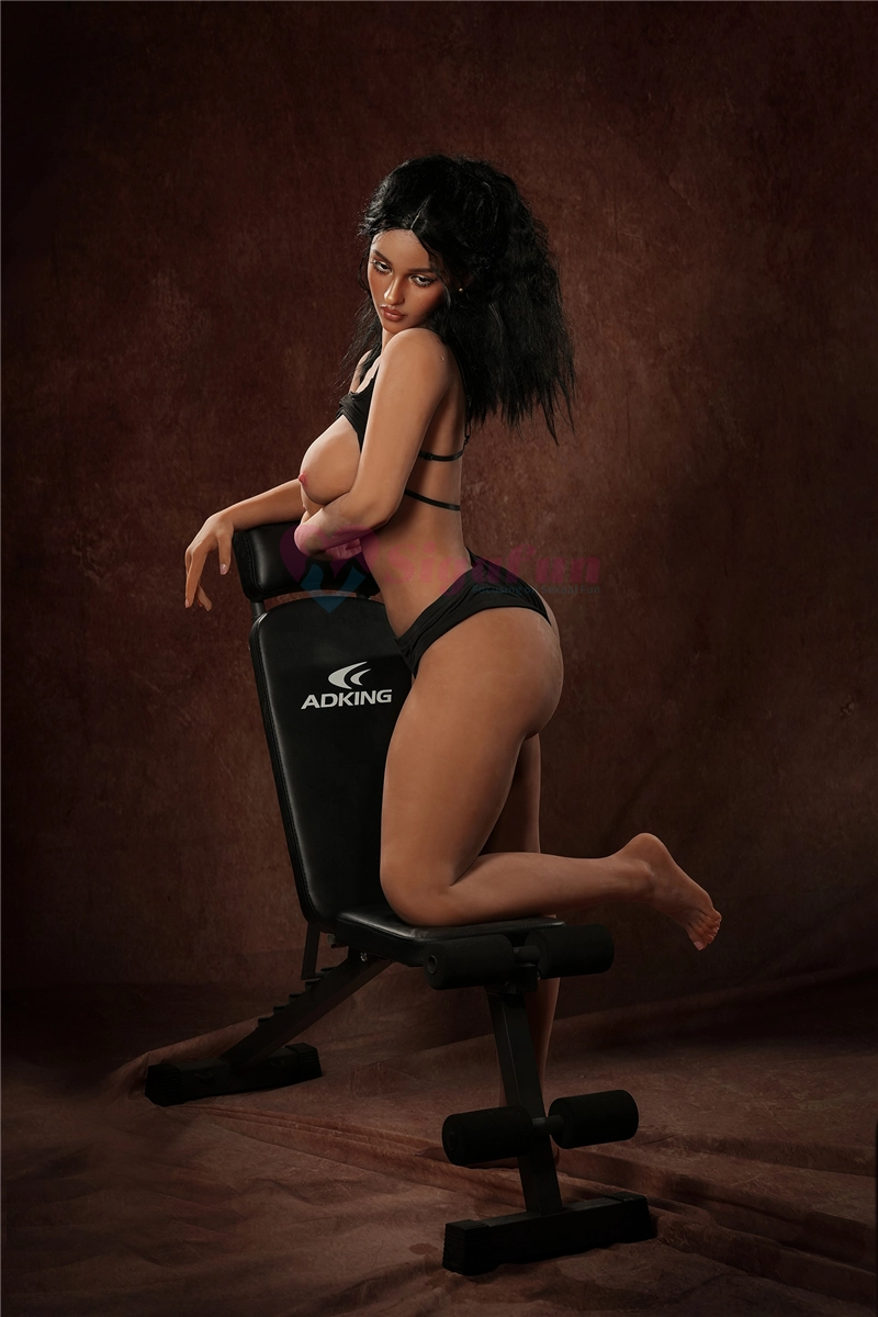 Sigafun 159cm (5ft2) Hybrid Sex Doll, Head SG2 Cecily, Dark Tanned Skin, USA Stock