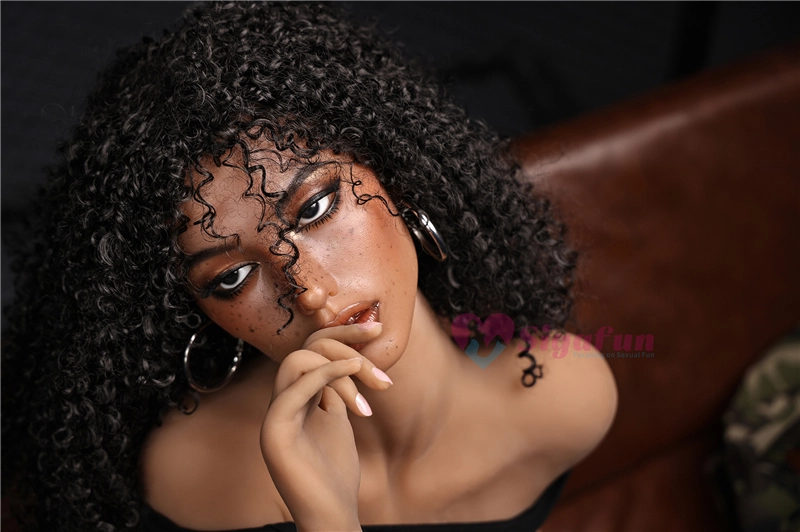 Sigafun 163cm (5ft4) Hybrid Sex Doll, Head#SG4 Delia, Dark Tanned Skin, EU Stock