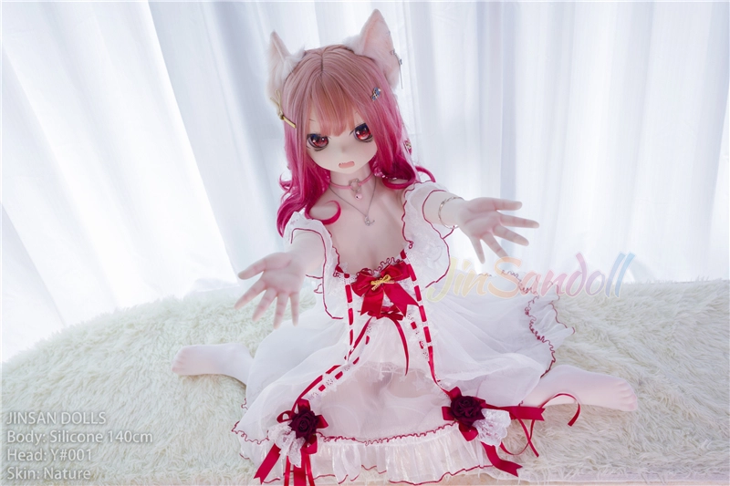 WM Silicone 140cm Anime Sex Doll with PVC head#Y001