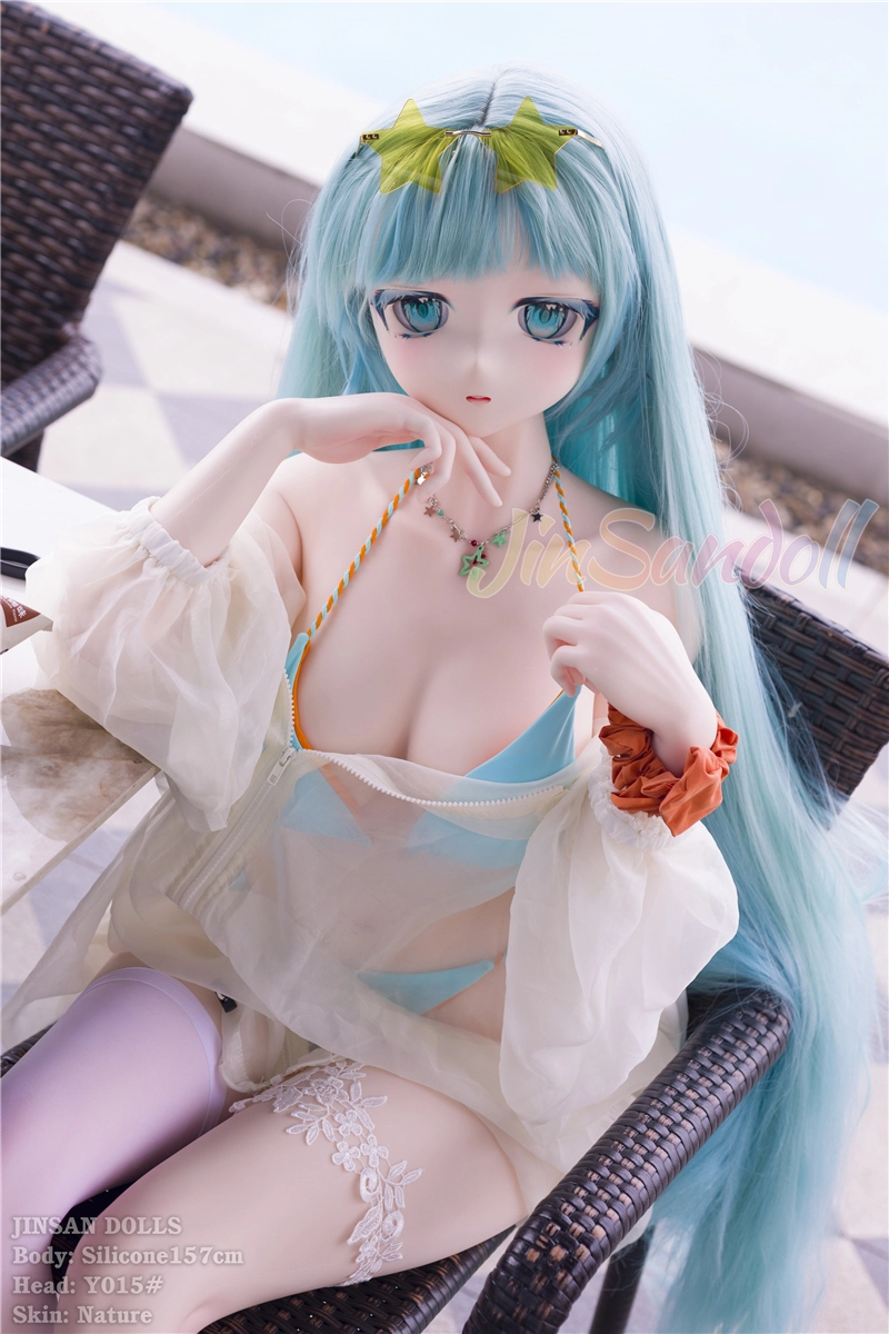 WM S-TPE 157cm Anime TPE Sex Doll with PVC Head #Y015