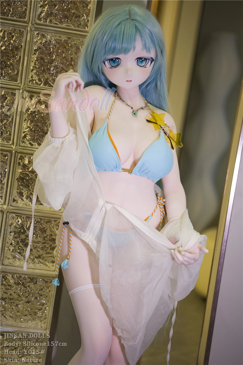 WM S-TPE 157cm Anime TPE Sex Doll with PVC Head #Y015