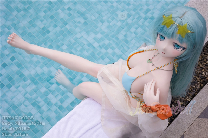 WM S-TPE 157cm Anime TPE Sex Doll with PVC Head #Y015