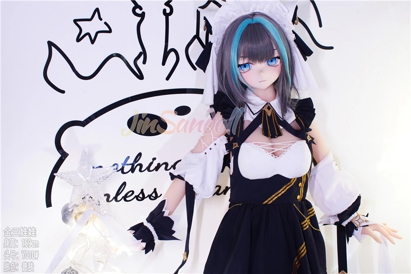 WM S-TPE 159cm (5ft2) Anime TPE Sex Doll with PVC Head #Y010