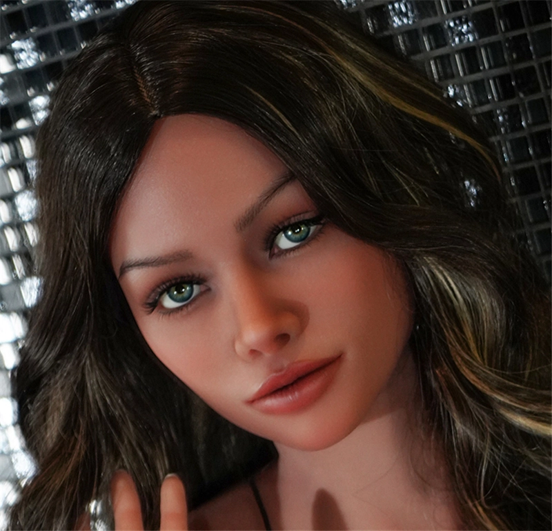 WM ROS Mouth Availble Silicone Sex Head#SS194 Tan Skin