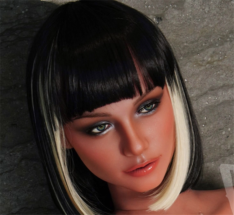 WM ROS Mouth Availble Silicone Sex Head#SS162 Tan Skin