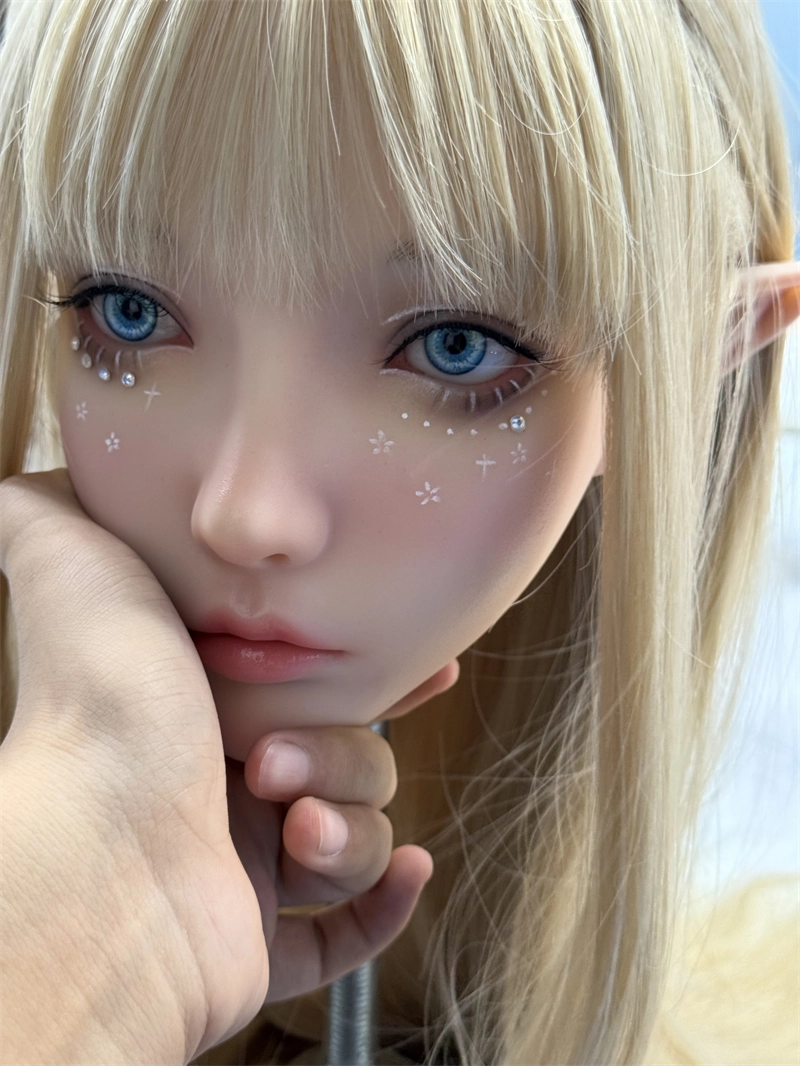 ROS Mouth Real Silicone Sex Doll Head LS83