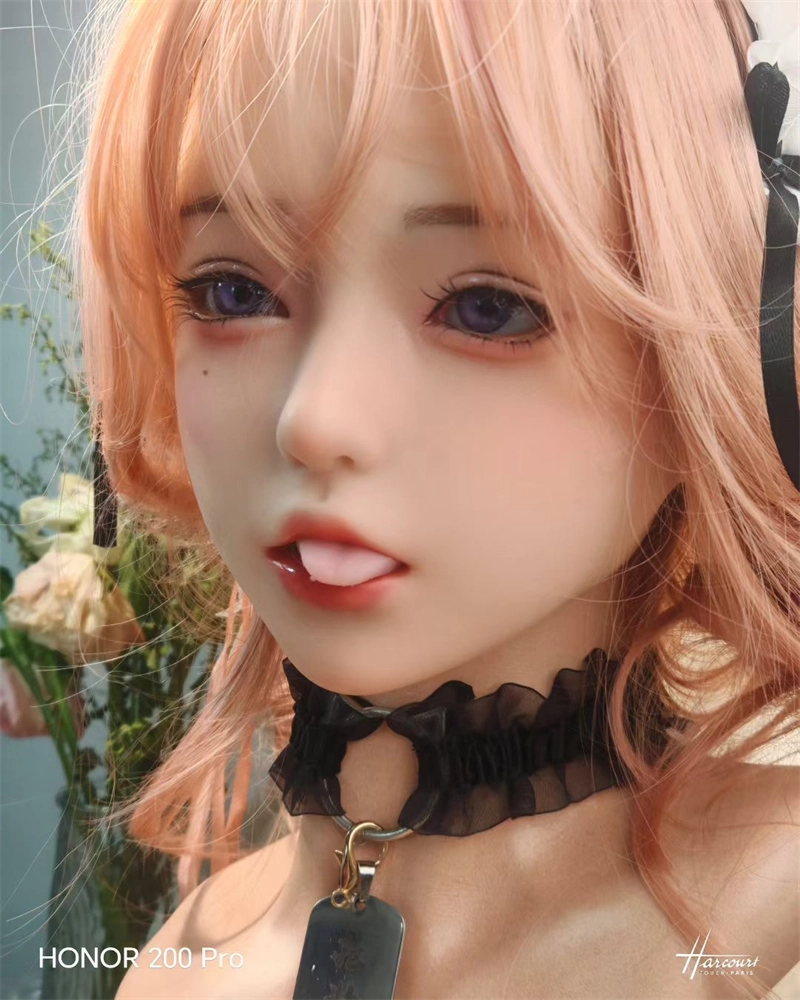 ROS Mouth Real Silicone Sex Doll Head LS87
