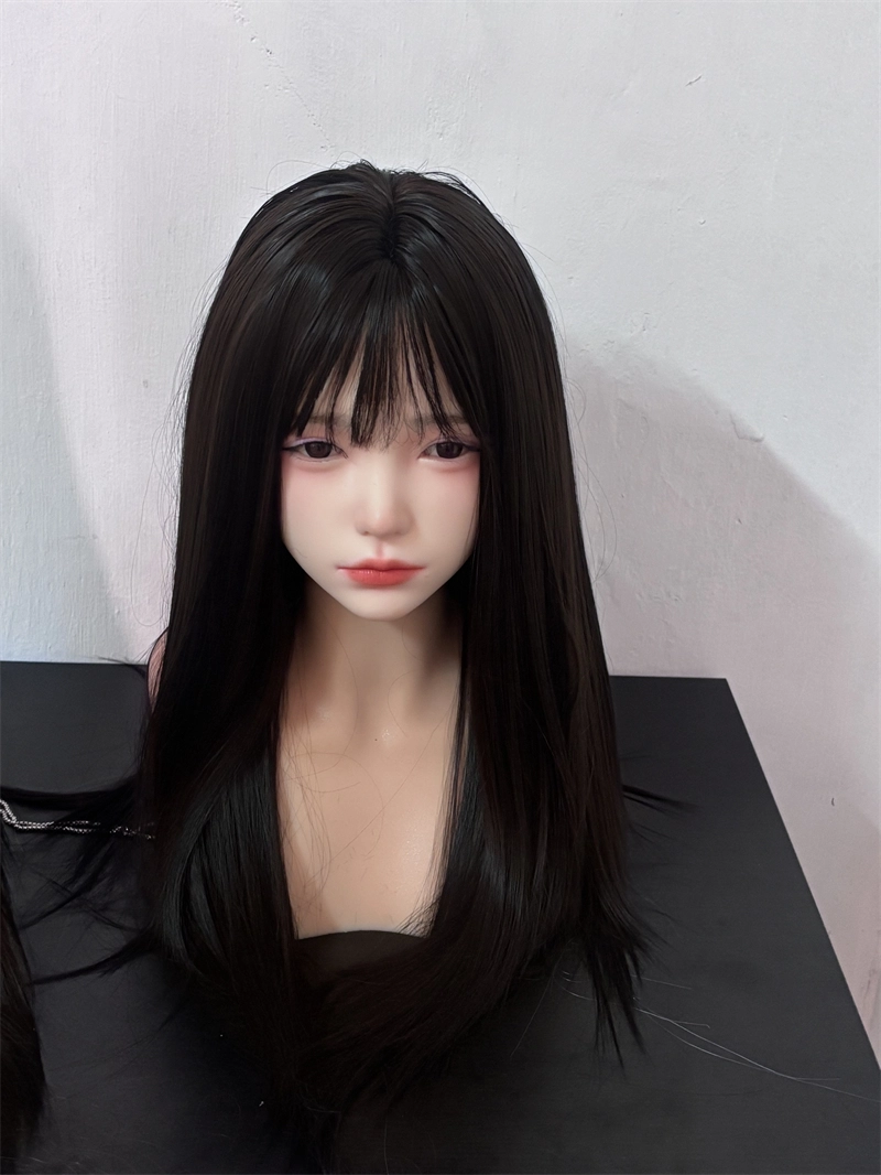 ROS Mouth Real Silicone Sex Doll Head With Close And Open Eyes LS108