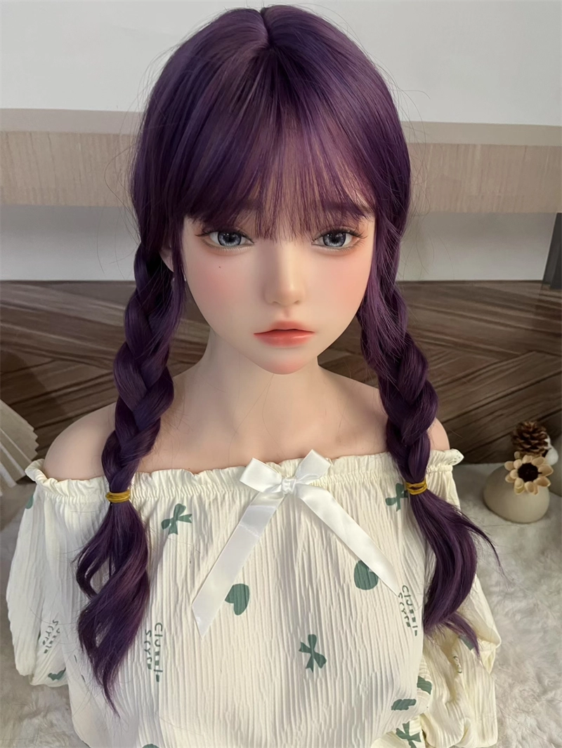 ROS Mouth Real Silicone Sex Doll Head With Close And Open Eyes LS109