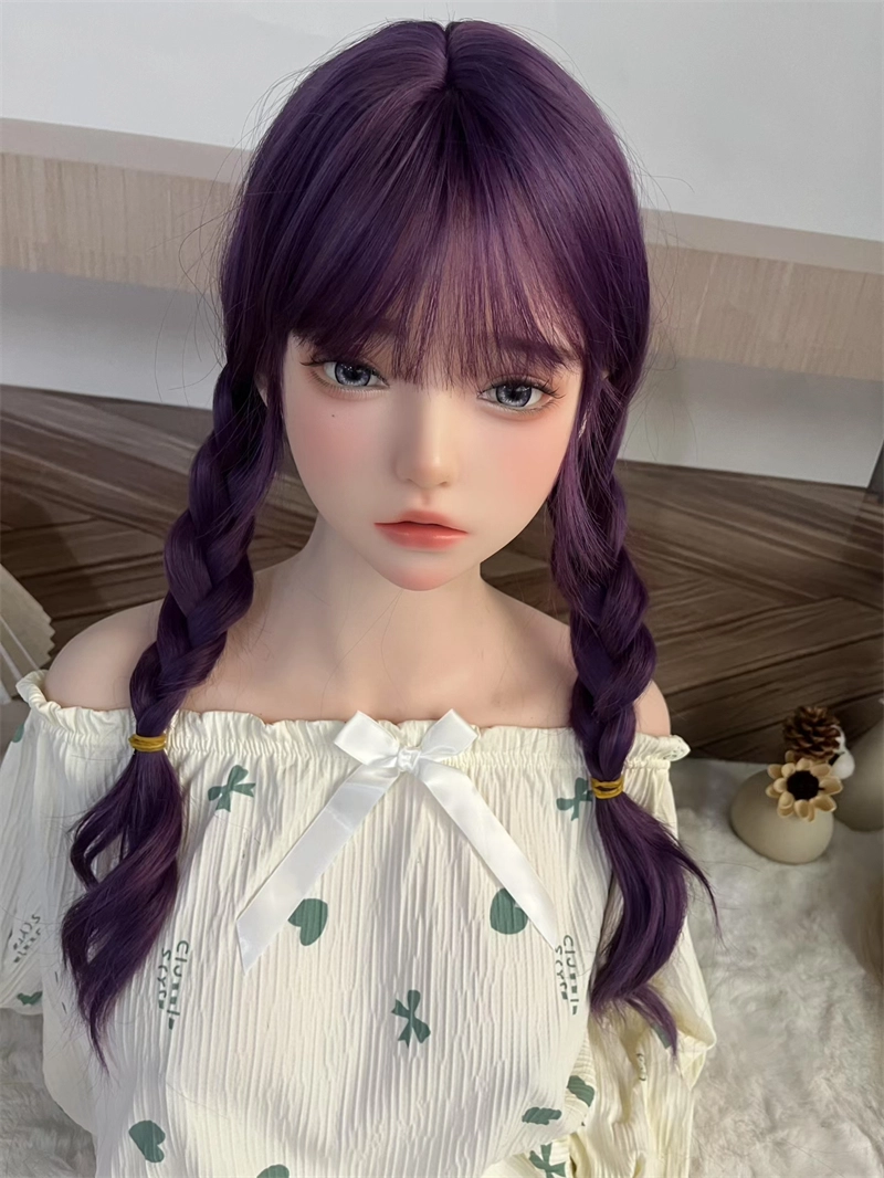 ROS Mouth Real Silicone Sex Doll Head With Close And Open Eyes LS109