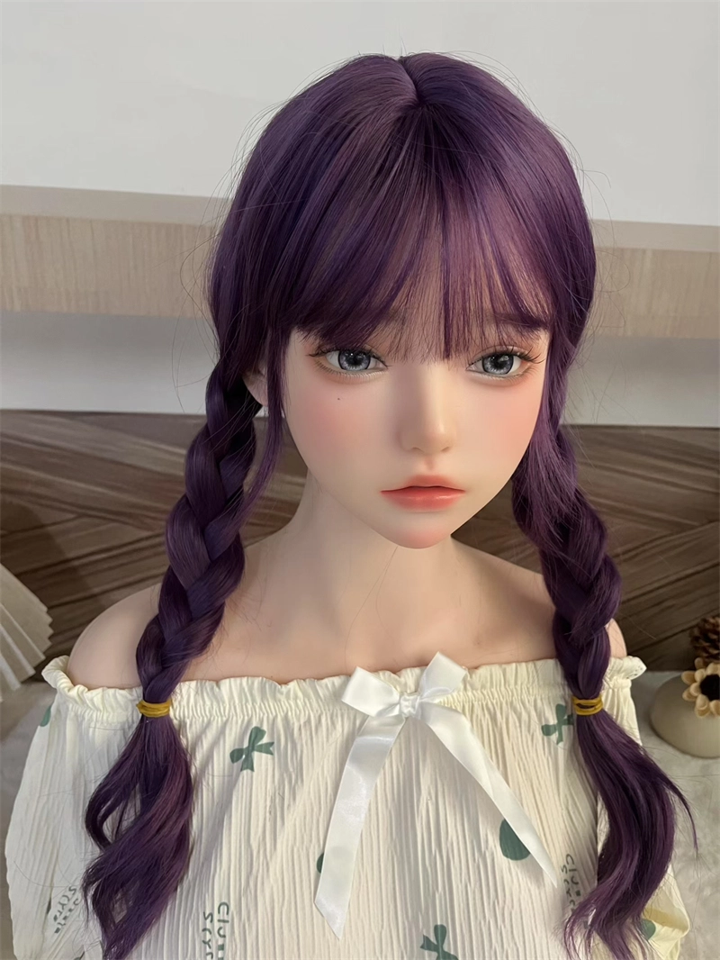 ROS Mouth Real Silicone Sex Doll Head With Close And Open Eyes LS109