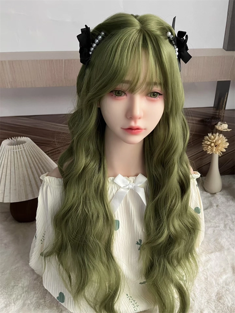 ROS Mouth Real Silicone Sex Doll Head With Close And Open Eyes LS116