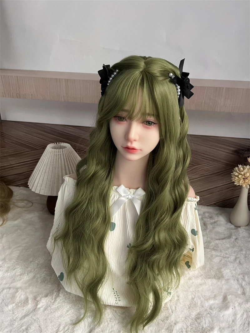 ROS Mouth Real Silicone Sex Doll Head With Close And Open Eyes LS116