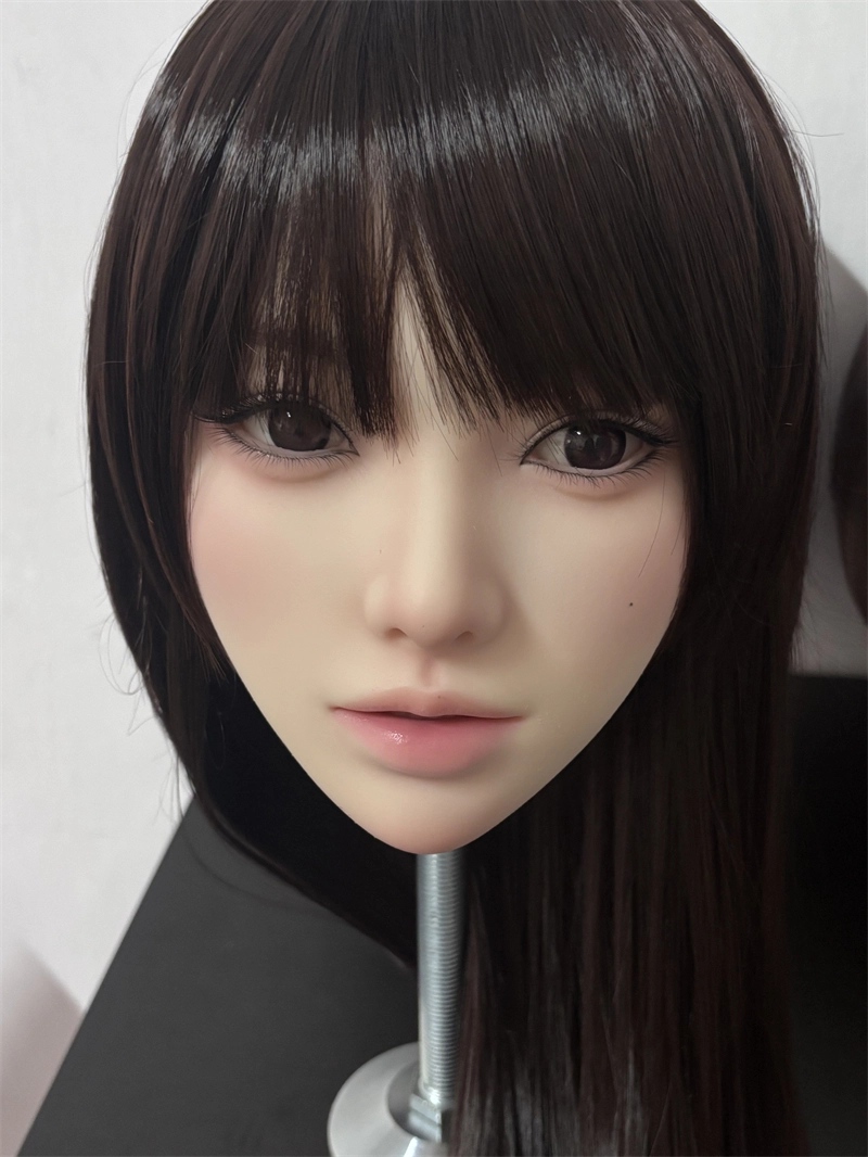 ROS Mouth Real Silicone Sex Doll Head With Close And Open Eyes LS121