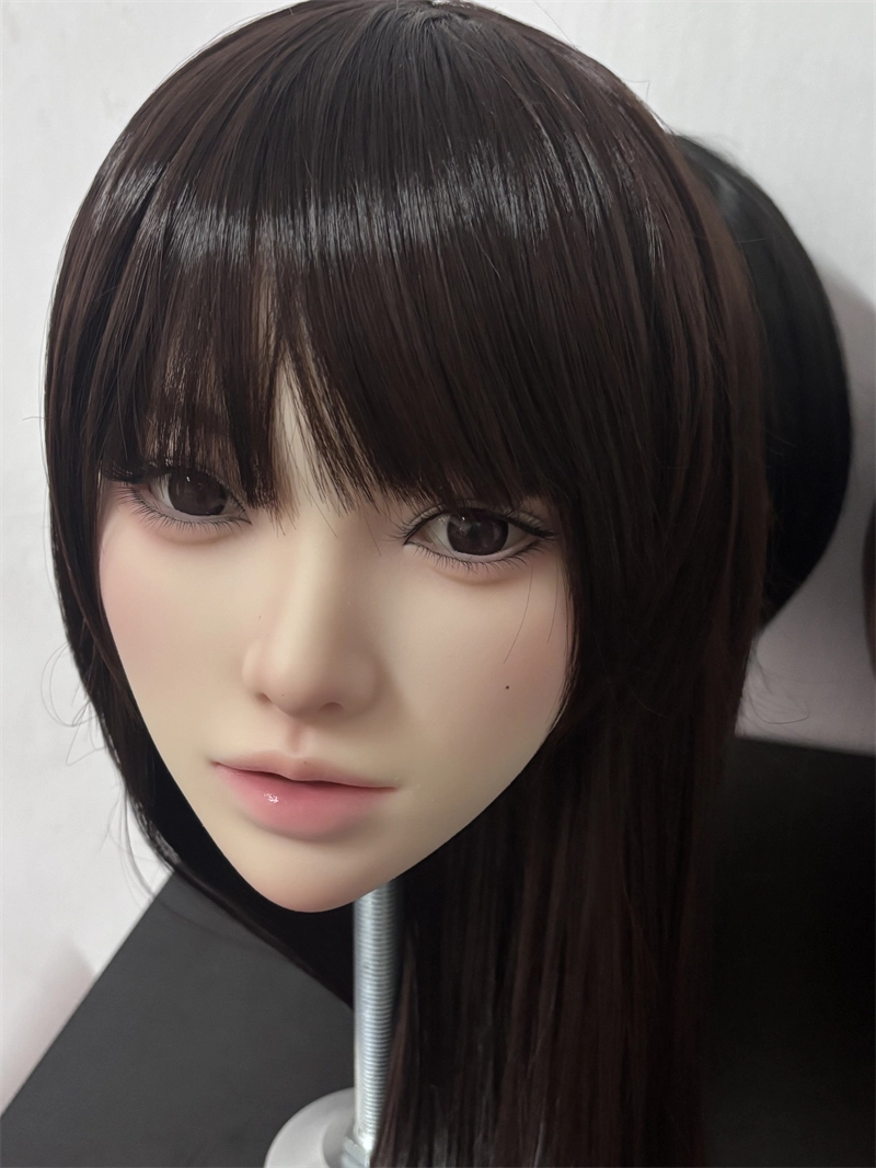 ROS Mouth Real Silicone Sex Doll Head With Close And Open Eyes LS121