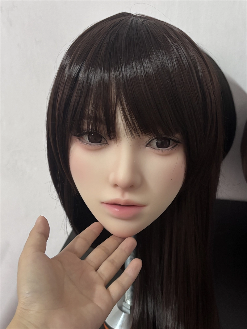 ROS Mouth Real Silicone Sex Doll Head With Close And Open Eyes LS121