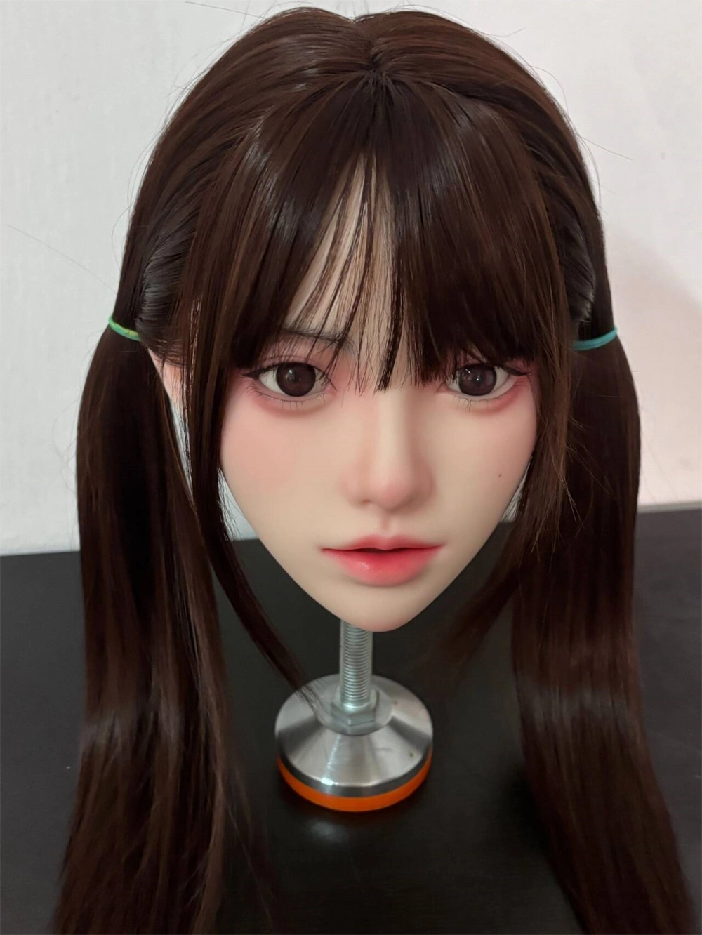 ROS Mouth Real Silicone Sex Doll Head With Close And Open Eyes LS134