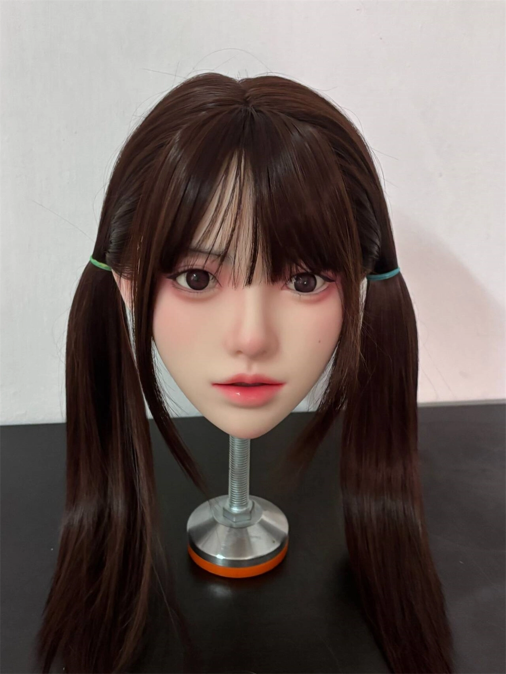 ROS Mouth Real Silicone Sex Doll Head With Close And Open Eyes LS134